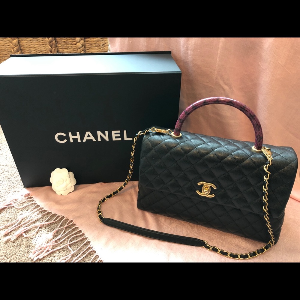 Authentic Chanel large bag 2018